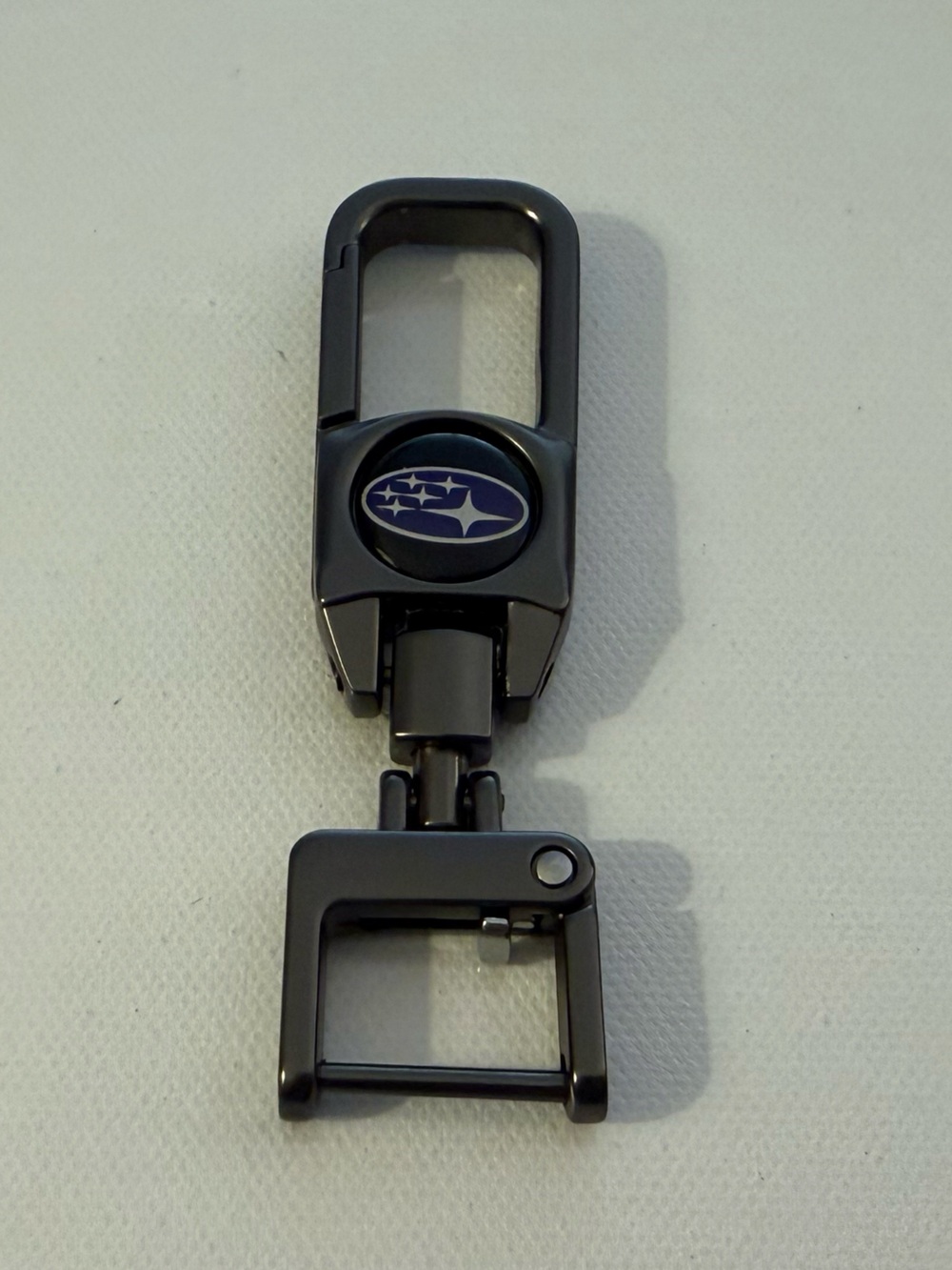 Subaru Key Fob Keychain in Metal with Logo NWT